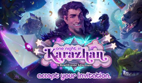 คุณได้รับเชิญให้เข้าร่วม ONE NIGHT IN KARAZHAN™ การผจญภัยใน HEARTHSTONE™ ครั้งล่าสุดเริ่ม 12 สิงหาคม