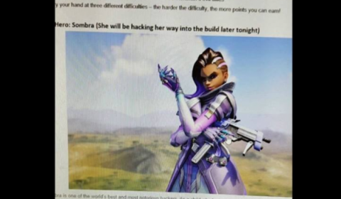 หลุด! ภาพ Sombra ที่ลือกันว่าเป็น hero ตัวใหม่ของ Overwatch