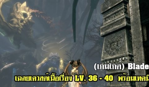(เกมไกด์) Blade & Soul เฉลยเควสต์เนื้อเรื่อง LV. 36 – 40  พร้อมเทคนิคการผ่าน