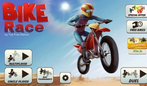 (รีวิวเกมมือถือน่าเล่น) Bike Race : มาหัวร้อนกับเกมมอเตอร์ไซด์วิบากในตำนานกัน