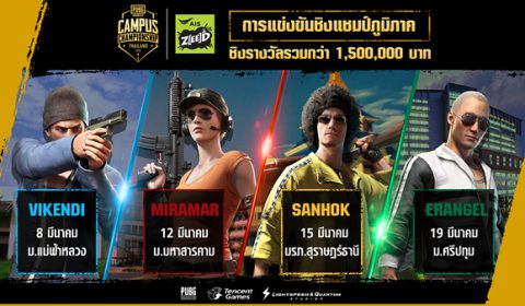 ศึกชิงแชมป์ระดับภูมิภาค รอบออฟไลน์ หาตัวแทนสถาบันการศึกษาของแต่ละภาค เพื่อแข่งขันรอบสุดท้าย