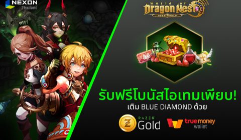 World of Dragon Nest ร่วมกับ Razer Gold แจกโบนัสไอเทมเพียบ!