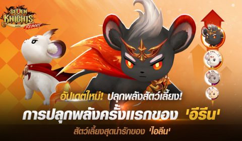 Seven Knights อัปเดตใหม่ ปลุกพลังสัตว์เลี้ยง การปลุกพลังครั้งเเรกของ อีรีน สัตว์เลี้ยงสุดน่ารักของ ไอลีน