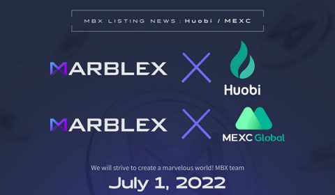 MBX สกุลเงินบล็อกเชนของเน็ตมาร์เบิ้ล  ได้ถูกจดทะเบียนใน Huobi และ MEXC อย่างเป็นทางการแล้ววันนี้