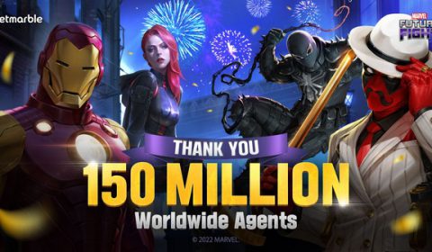 Marvel Future Fight ฉลองผู้เล่นครบ150 ล้านบัญชีทั่วโลก  ด้วยส่วนลดราคายูนิฟอร์มทุกชุดสูงถึง 40%! พร้อมคอนเทนต์ใหม่ห้ามพลาด!!