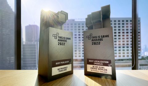 เน็ตมาร์เบิ้ลคว้า 2 รางวัลสุดยิ่งใหญ่จาก This Is Game Awards 2022 รางวัลเกมแห่งปี Best Publisher และ Best Localization (Mobile) ไปครอง