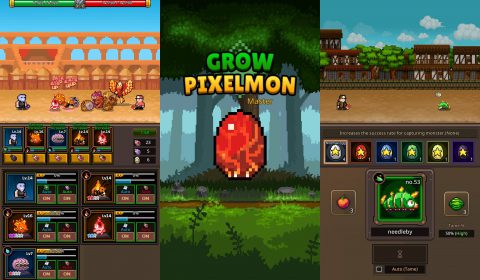 [รีวิวเกมมือถือ] มาผจญภัยบนโลกพิกเซลม่อนไปกับ Grow Pixelmon Master