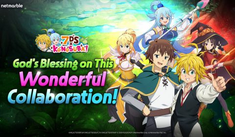 เน็ตมาร์เบิ้ลเปิดตัวกิจกรรมครอสโอเวอร์ 7 บาป X KONOSUBA! แล้ว ใน Seven Deadly Sins: Grand Cross !