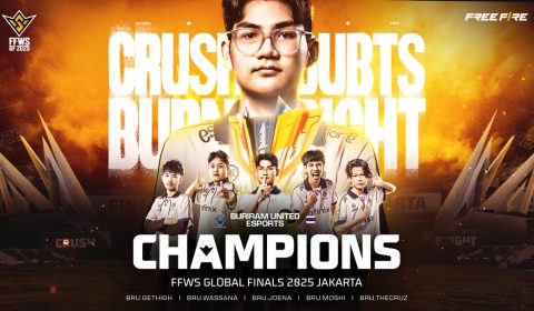 ทีมไทยคว้าแชมป์! Buriram United Esports ผงาดขึ้นแท่นแชมป์โลกอีสปอร์ตเกม Free Fire