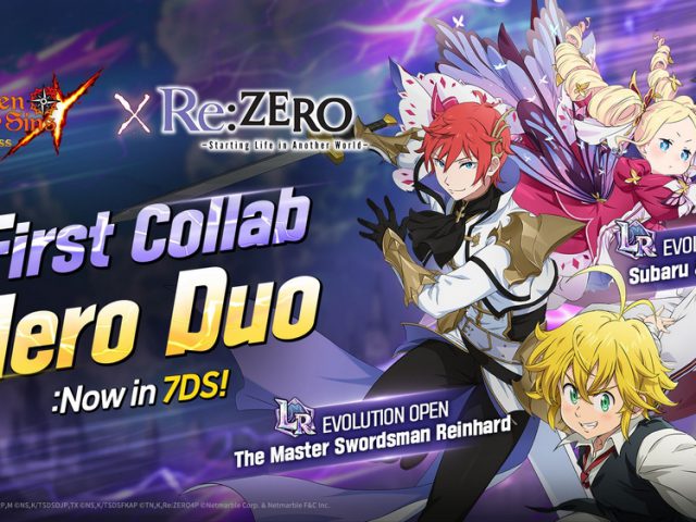 The Seven Deadly Sins: Grand Cross กลับมาอีกครั้งกับคอลลาโบ Re:ZERO พร้อมอัศวินคู่สุดแกร่ง