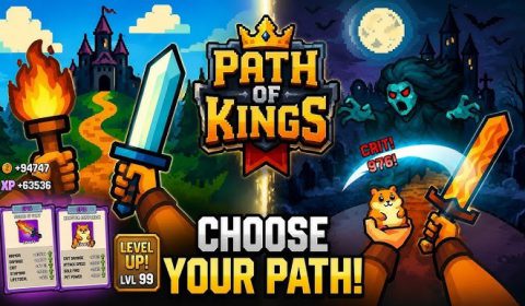 [รีวิวเกมมือถือ] Path of Kings สับมอนสเตอร์ด้วยมือเดียว คว้าแฮมสเตอร์ลุยดันเจี้ยน เกมพิกเซลอาร์ตสุดกาวที่โคตรเพลิน!