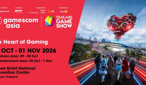 gamescom asia x Thailand Game Show 2026 สุดยอดมหกรรมเกม ปักหมุดกรุงเทพเป็นศูนย์กลางตลาดเกมแห่งเอเชียตะวันออกเฉียงใต้ ตอบโจทย์อุตสาหรรมเกมแบบครบวงจร เอาใจคอเกมอัดแน่น 4 ฮอลล์ พร้อมขายบัตรแล้ววันนี้ !!!