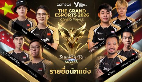 ร่วมส่งแรงเชียร์ 2 ตัวแทนทีมชาติไทย! ลุยศึก “The Grand Esports 2026” ชิงตั๋วสู่เวทีระดับโลกที่ฮานอย