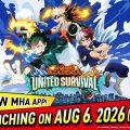 My Hero Academia UNITED SURVIVAL ประกาศวันเปิดแล้ว! เตรียมรวมทีมฮีโร่ลุย 6 ส.ค. นี้ หลังยอดลงทะเบียนทั่วโลกทะลุ 5 แสน แล้ว