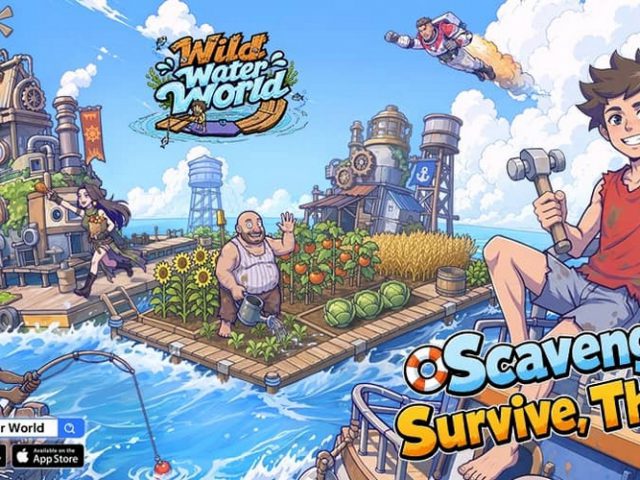 Wild Water World เกมส์มือถือใหม่เอาชีวิตรอดหลังน้ำท่วมโลก จากแพเล็ก ๆ สู่มหานครกลางทะเล ลุยเก็บของ-สร้างเมือง-สุ่มฮีโร่ เปิดแล้วทั้ง iOS และ Android