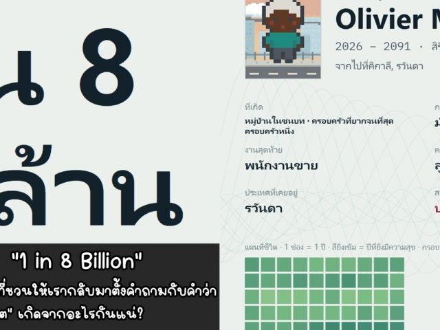 เจาะลึกไวรัล “1 in 8 Billion”: เกมสุ่มเกิดอ้างอิงสถิติโลกจริง ที่ชวนให้เรากลับมาตั้งคำถามกับคำว่า “ความสำเร็จในชีวิต”